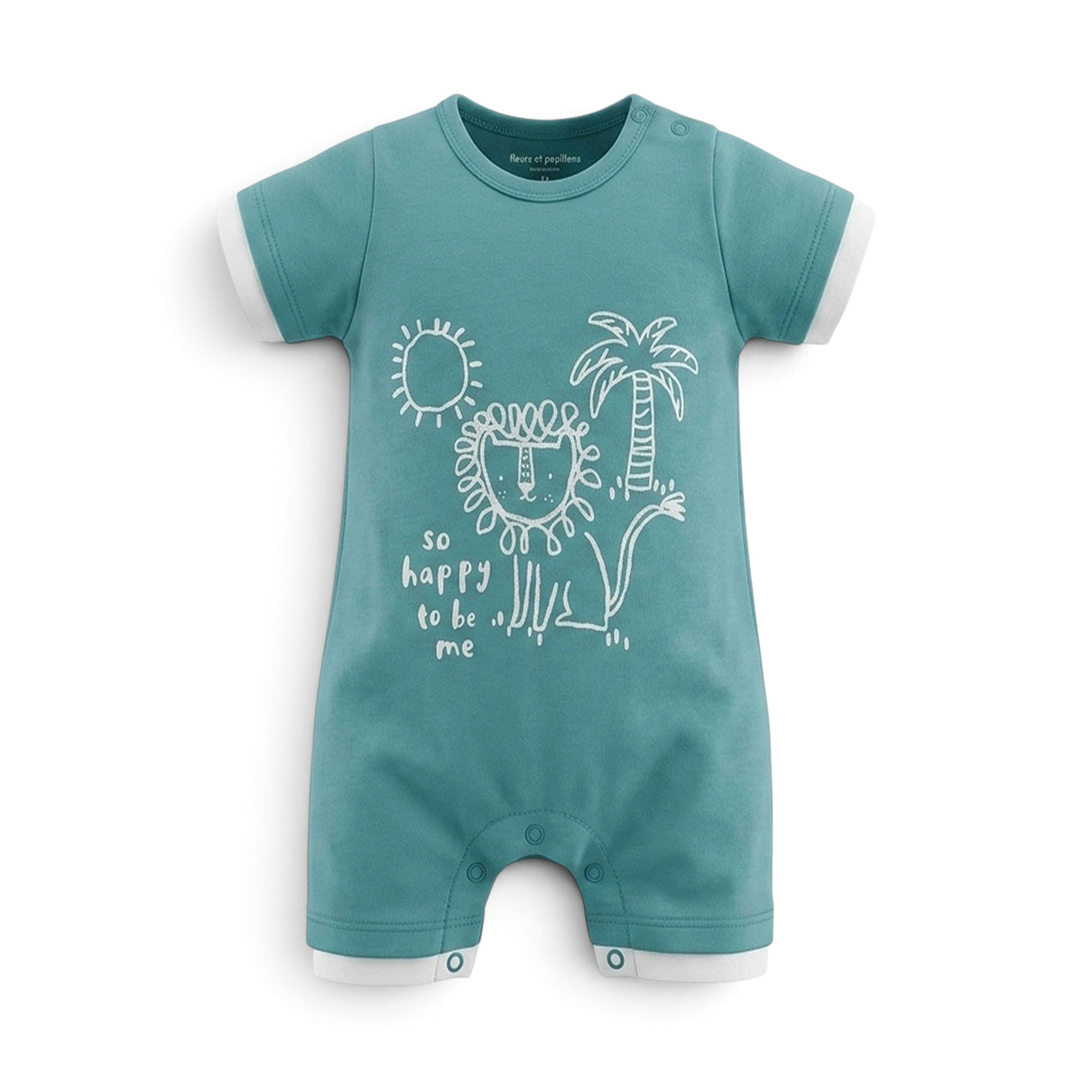 BABY BOY "HAPPY TO BE ME" ROMPER