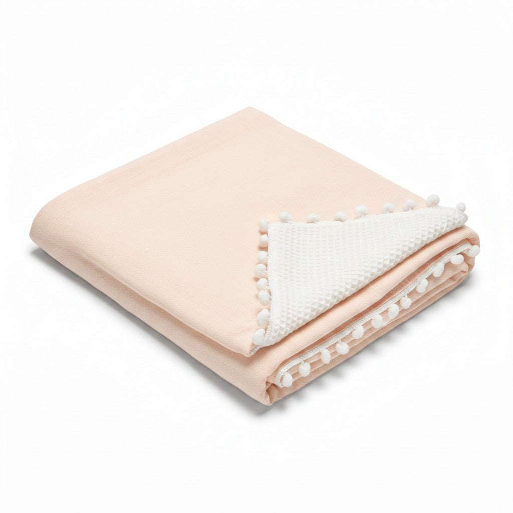 MUSLIN WRAPPING SHEET - PINK