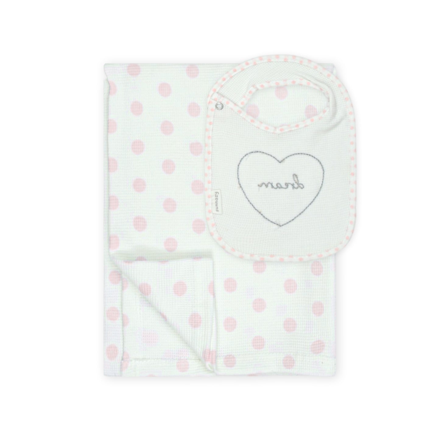 WRAPING SHEET PINK POLKA DOT
