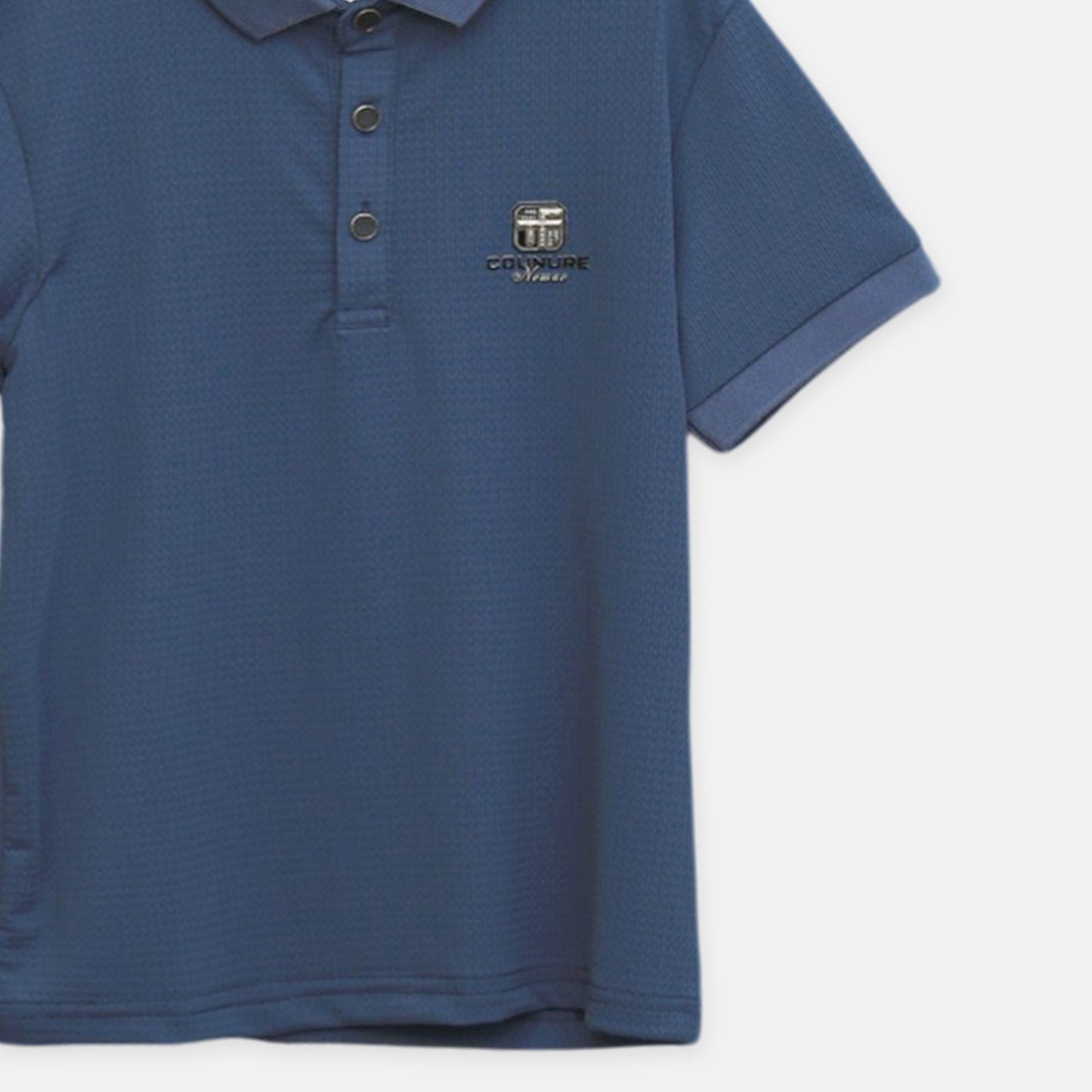 Navy Piqué Polo Shirt