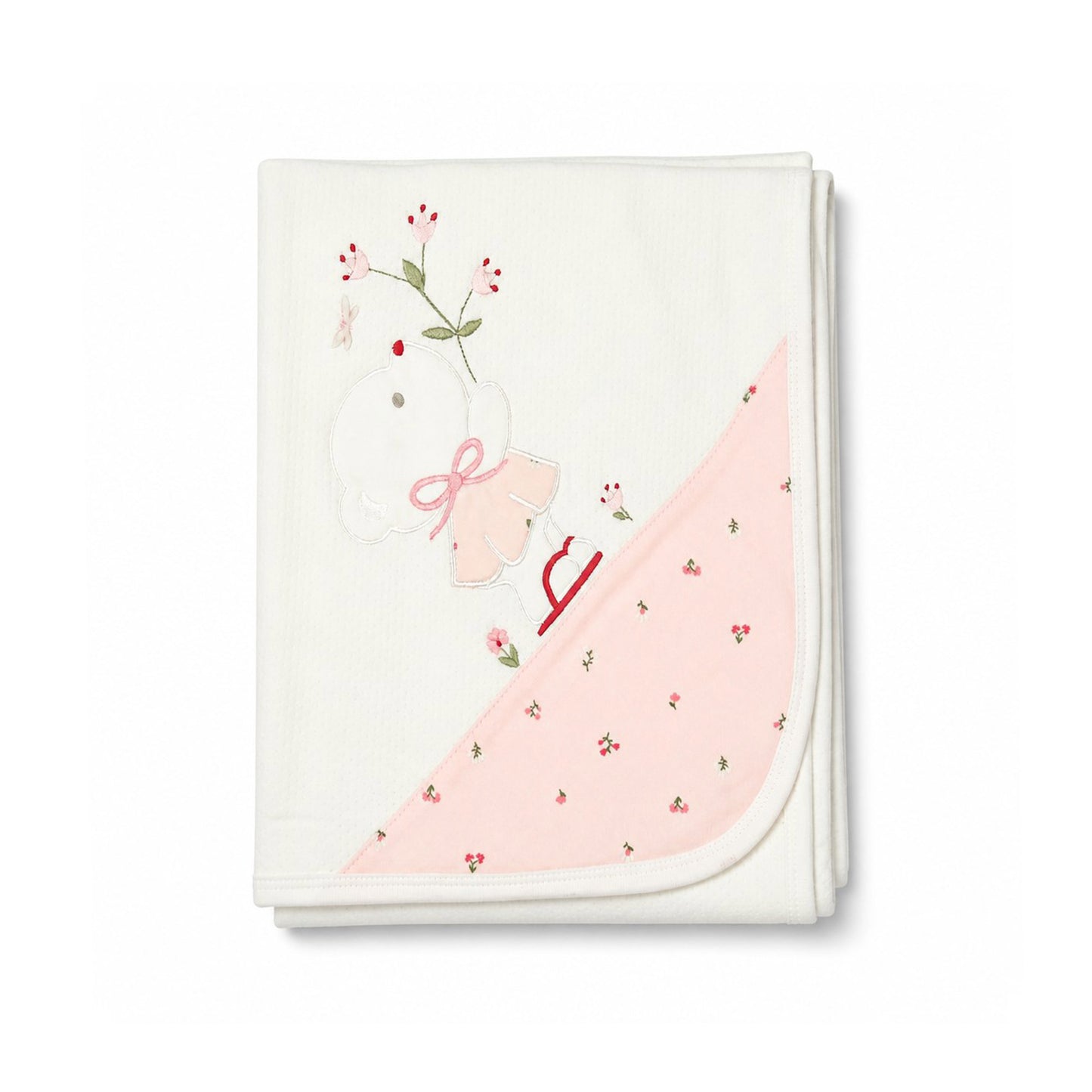 FLORAL TEDDY PATCHED WRAPPING SHEET