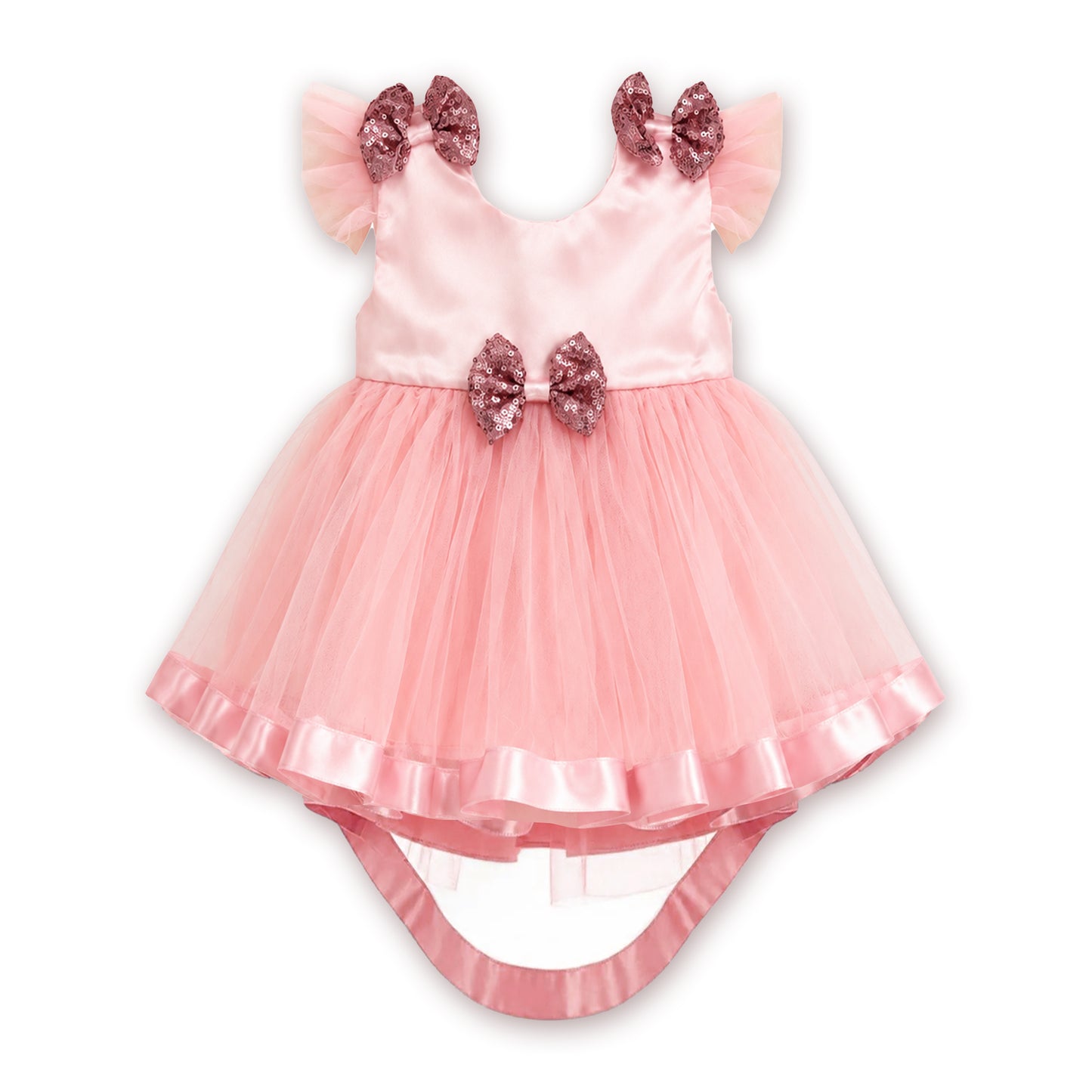 PINK BABY GIRL FANCY FROCK GIFT SET