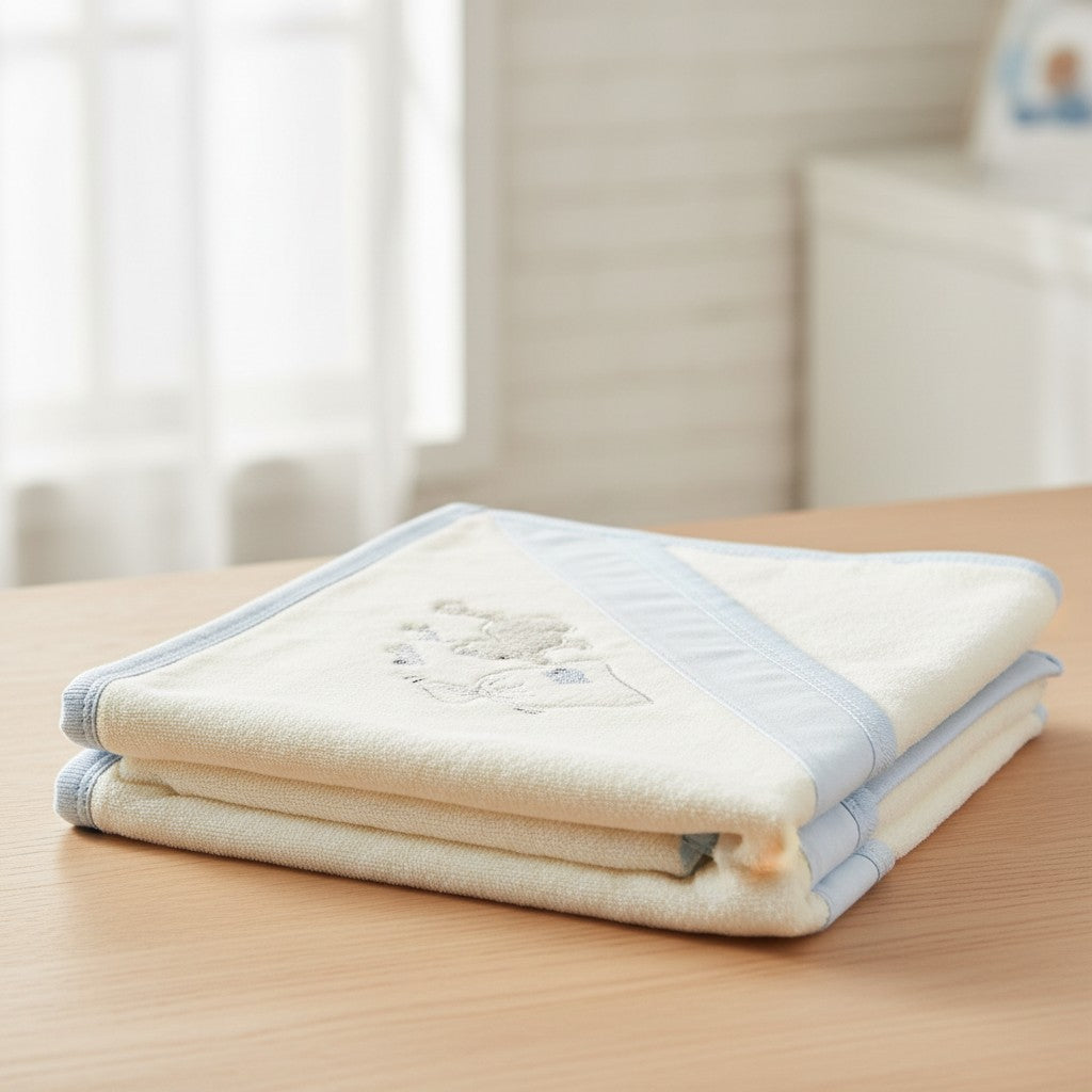 LITTLE FISH HOODED BATH TOWEL