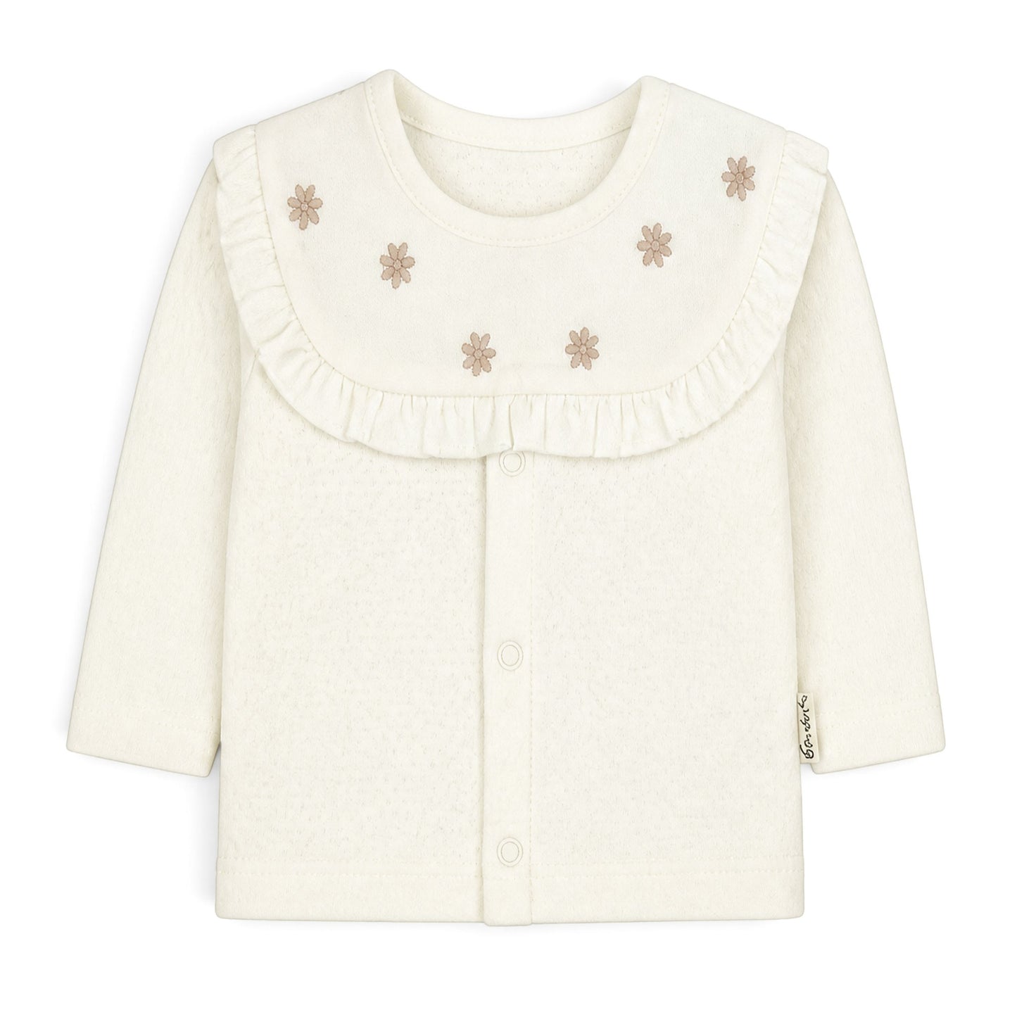 CREAM FLORAL TRIM BABY GIRL GIFT SET
