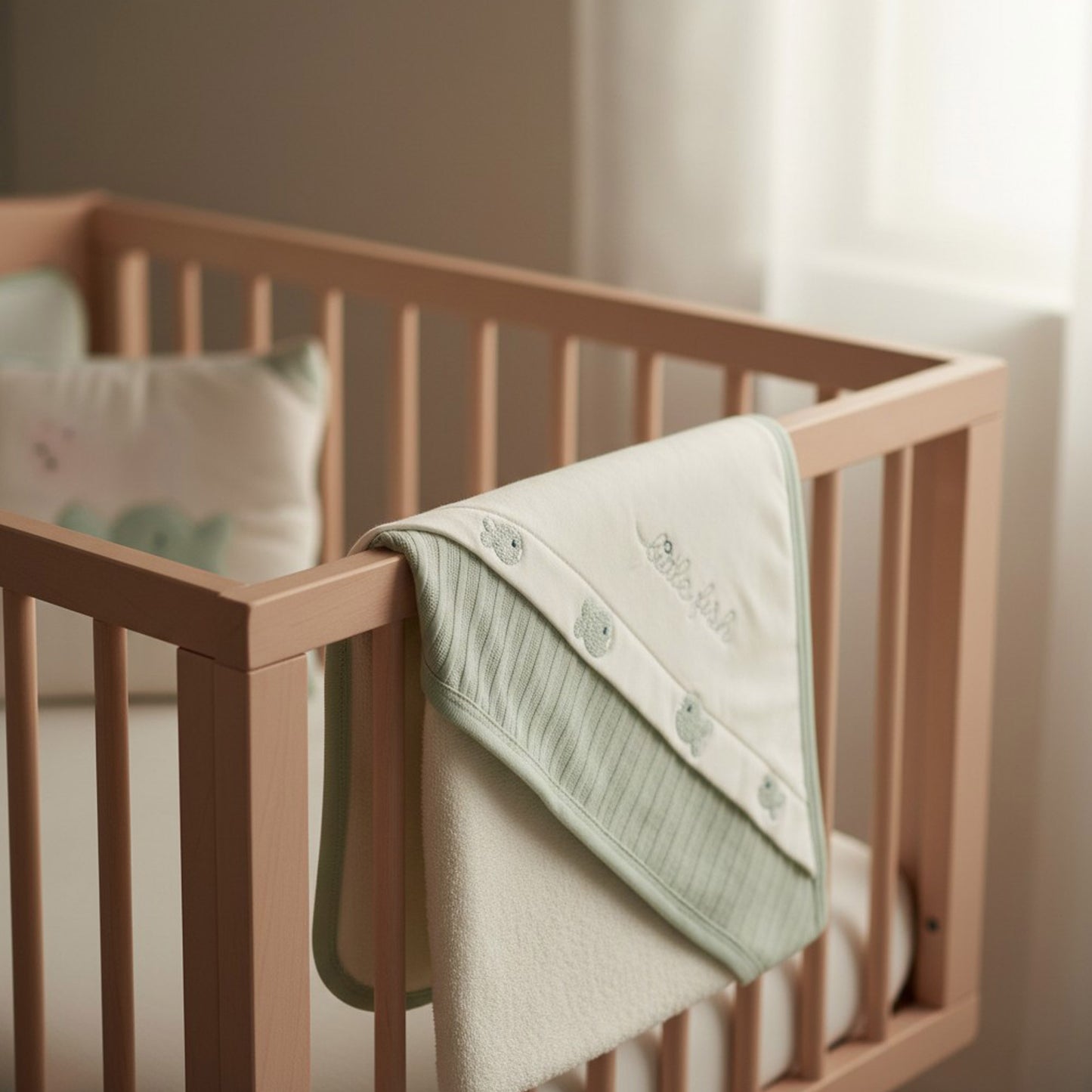 LITTLE FISH HOODED BATH TOWEL