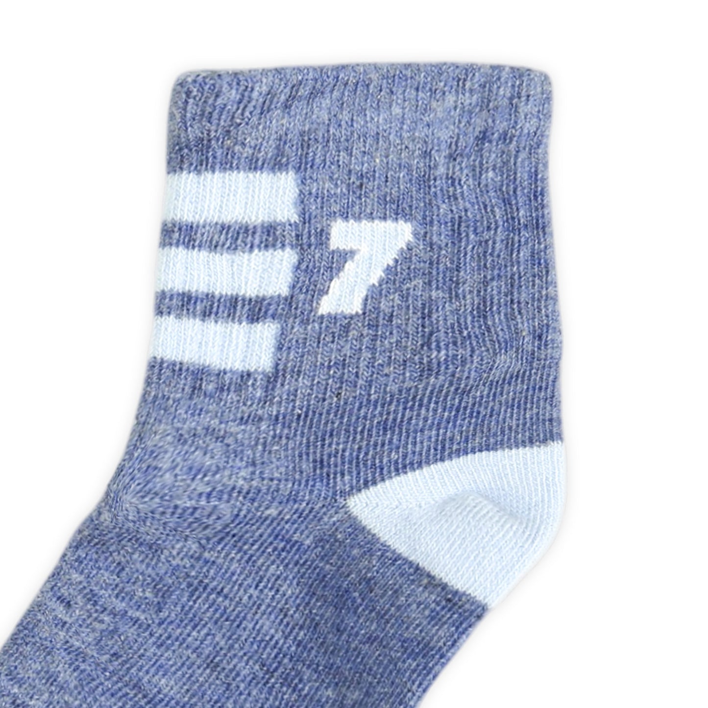 BLUE STRIPED "7" BOY SOCKS