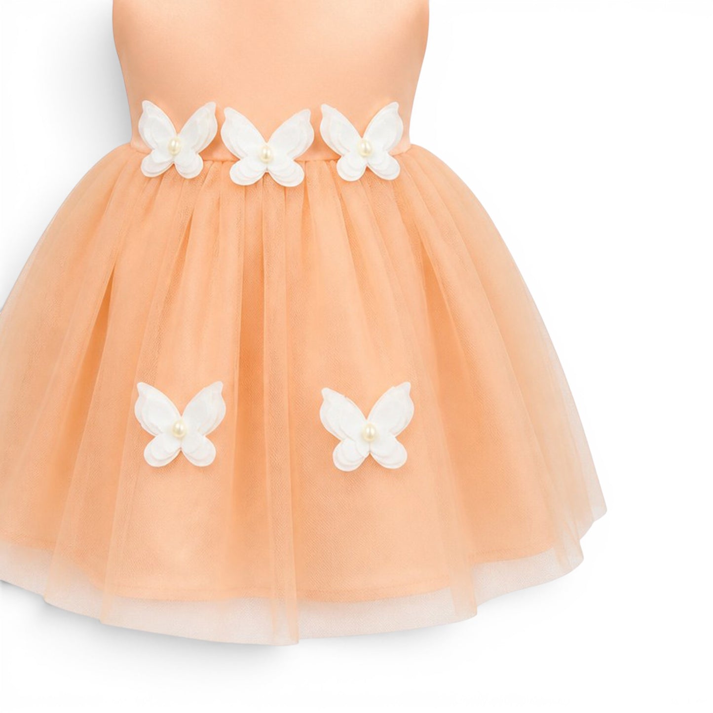 BUTTERFLY BABY GIRL FANCY FROCK GIFT SET