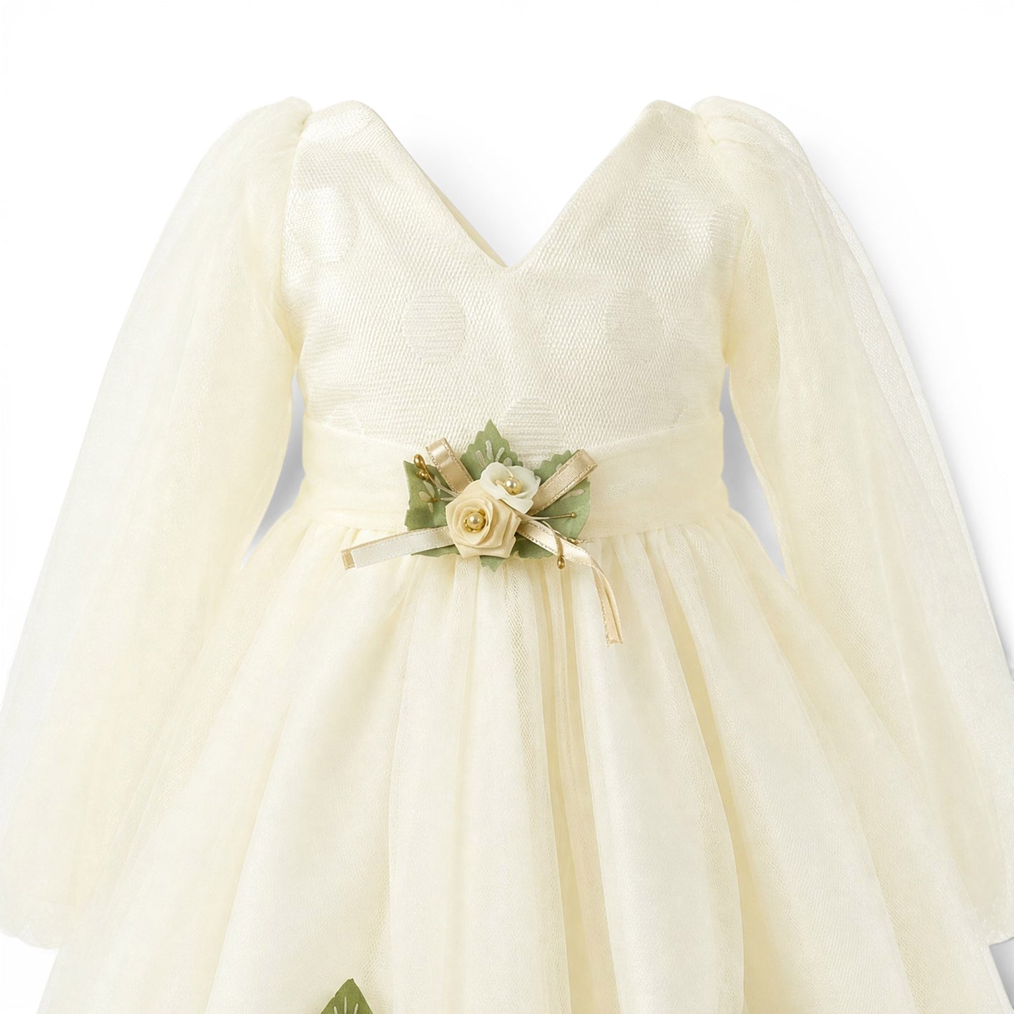 WHITE EMBROIDERED BABY GIRL FANCY FROCK GIFT SET