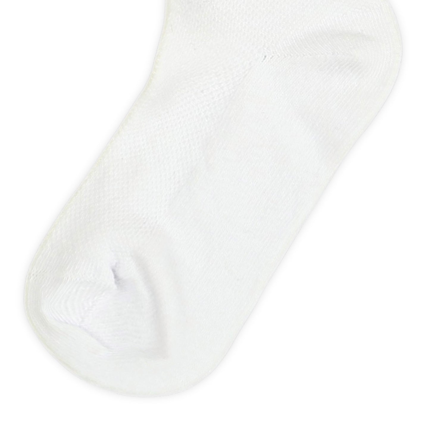 WHITE BOW-ACCENTED GIRL SOCKS
