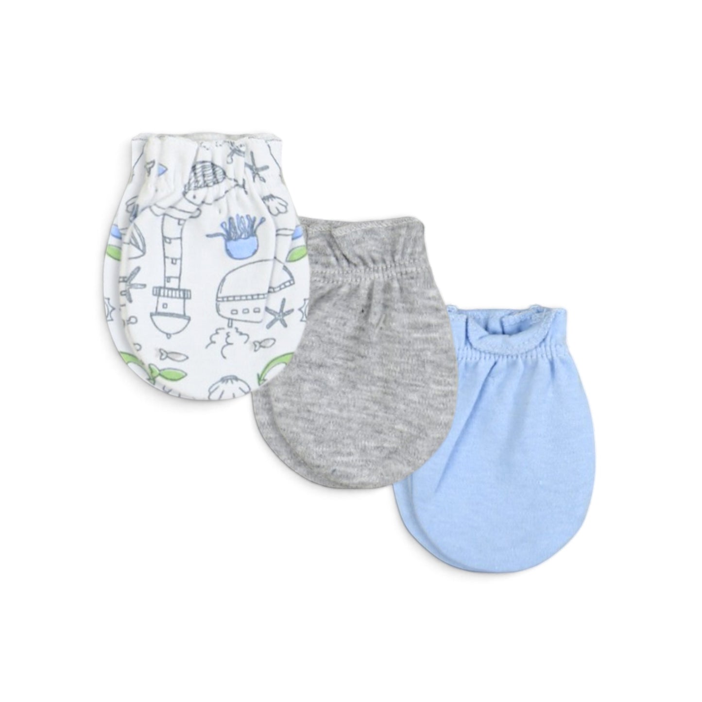 FAVOUR LIGHTHOUSE & SOLID MITTENS PK-3