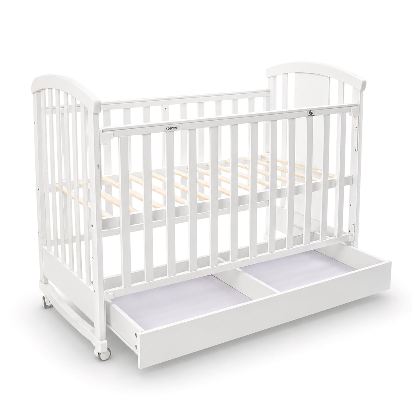 BABY WOODEN COT WHITE COMFORT-NEST