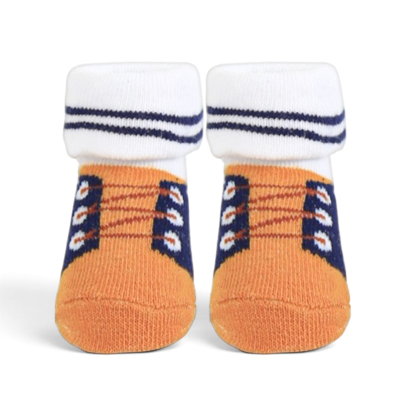 BABY DECORATIVE FLOWER & DOT BOOTIES PK-3