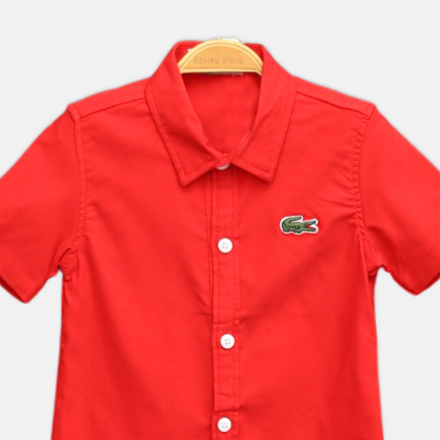 Lacoste Red Piqué Red