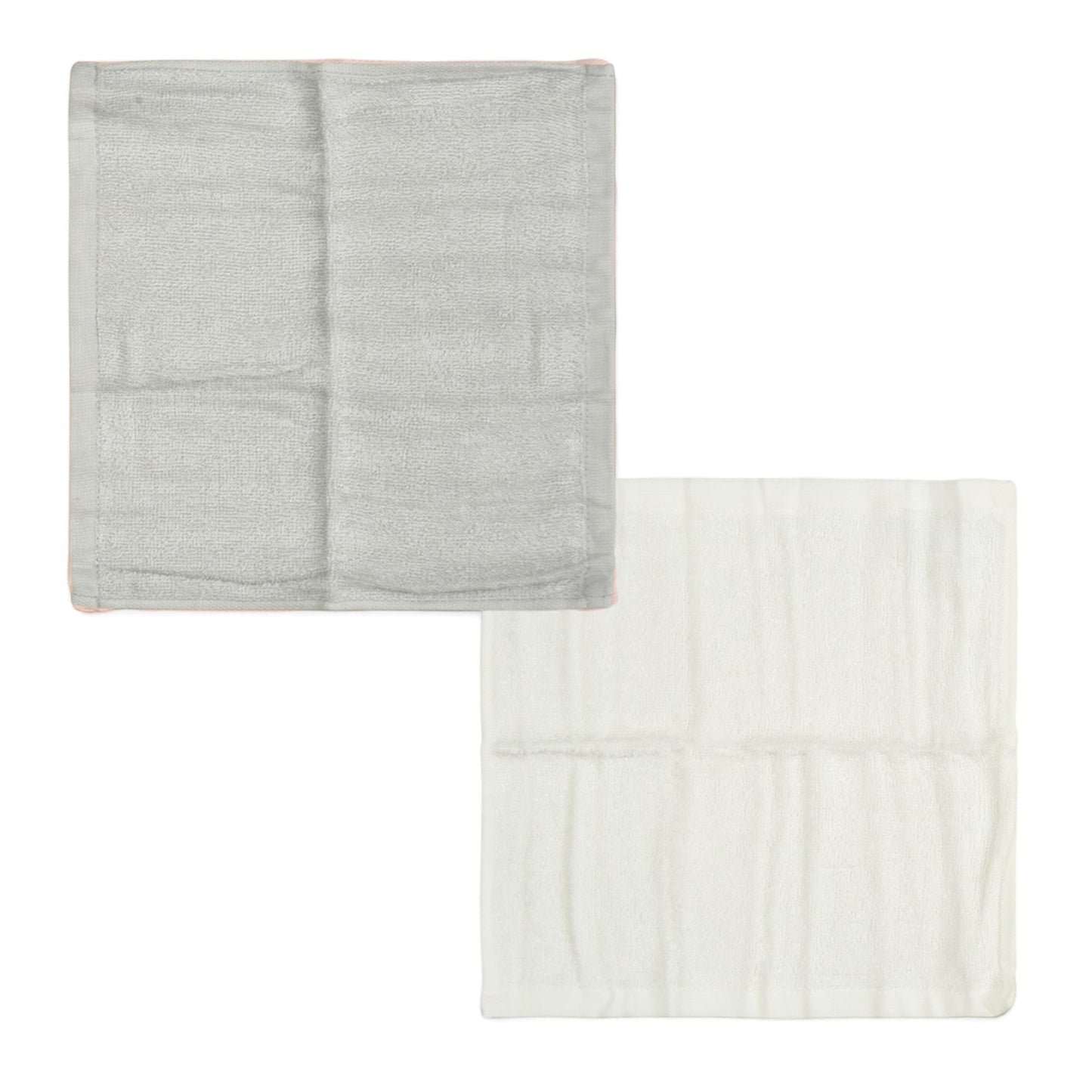 BAMBOO WHITE & GREY FACE TOWEL PK-5