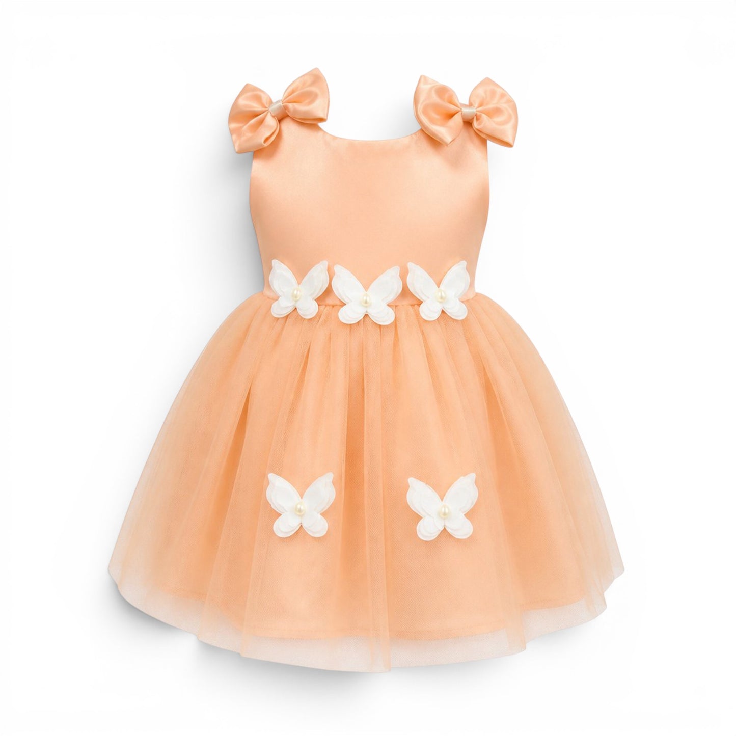 BUTTERFLY BABY GIRL FANCY FROCK GIFT SET