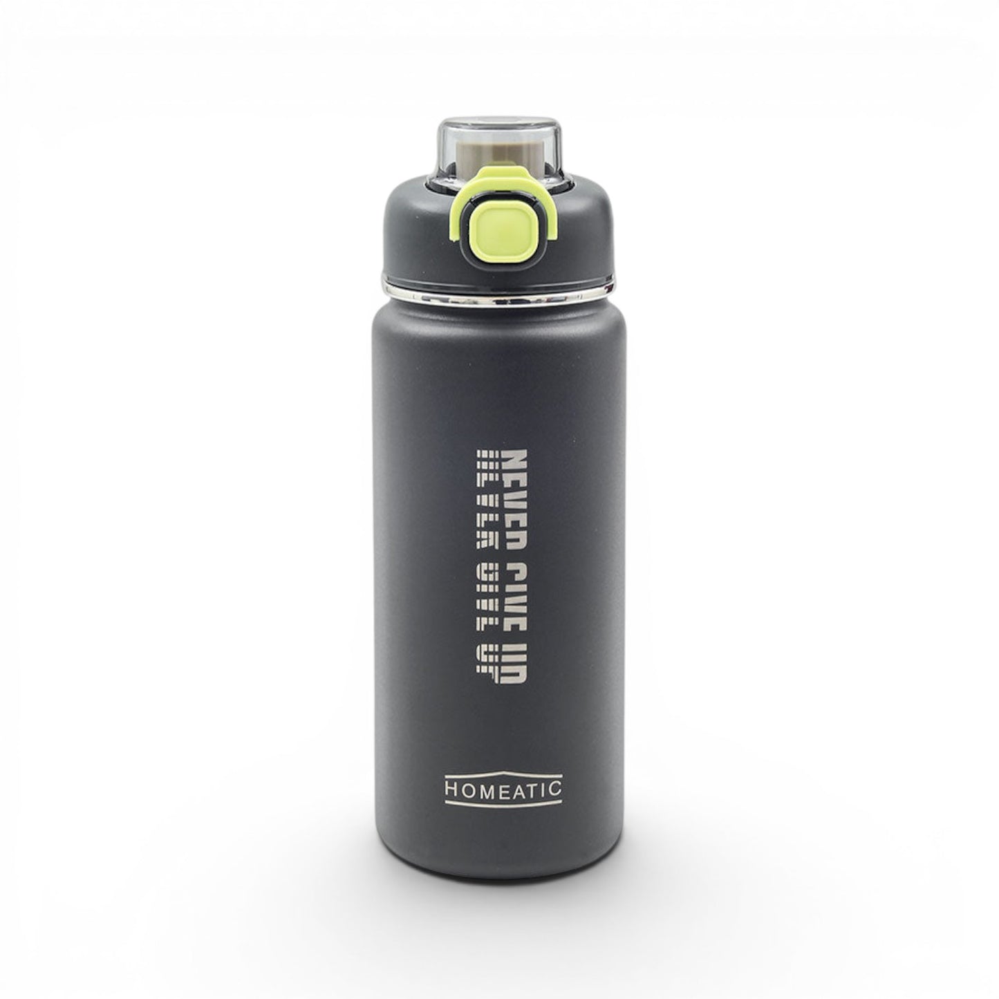 HOMEATIC STEEL WATER BOTTLE 750 ML GREY