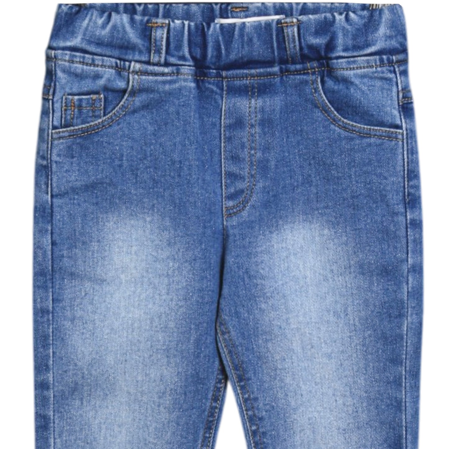 GIRLS' LACE-TRIM FLARE JEANS