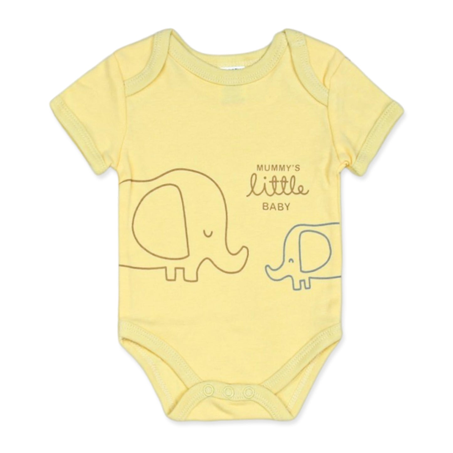 SUNNY YELLOW ELEPHANT ADVENTURE LAYETTE SET BOY