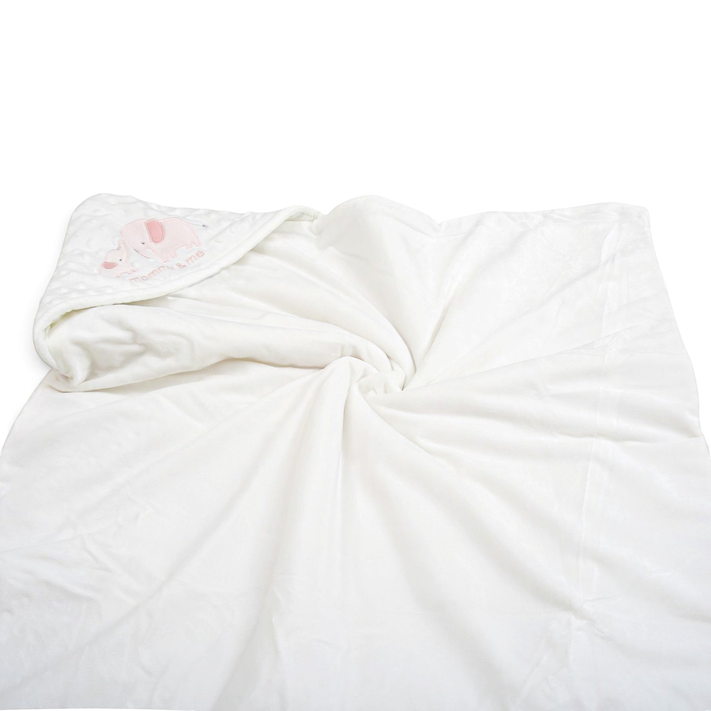 MOMMY & ME PINK ELEPHANT BLANKET