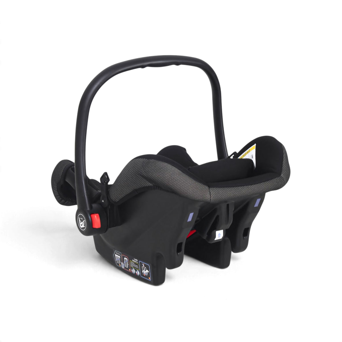 CARRY COT & CAR SEAT-BLACK