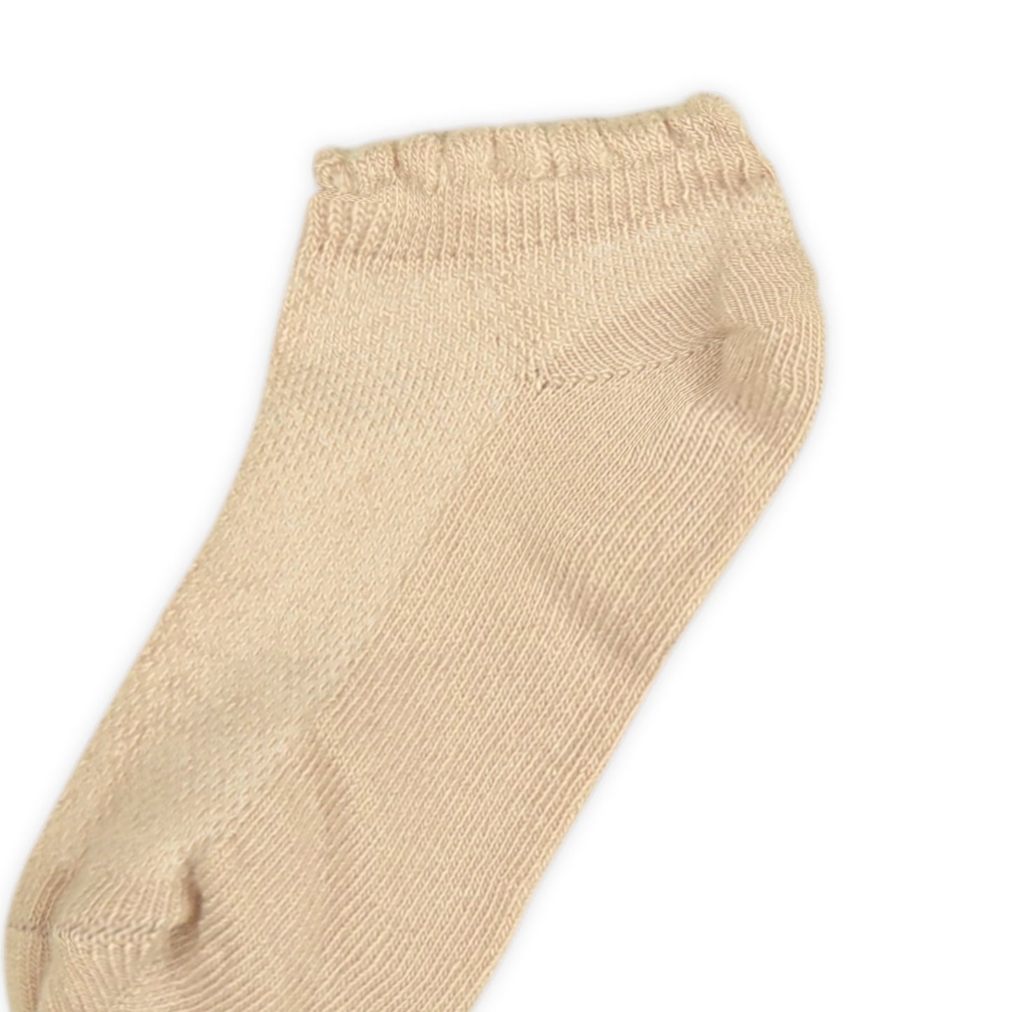 ROSE PINK AND WHITE GRIP GIRL SOCKS PK-2