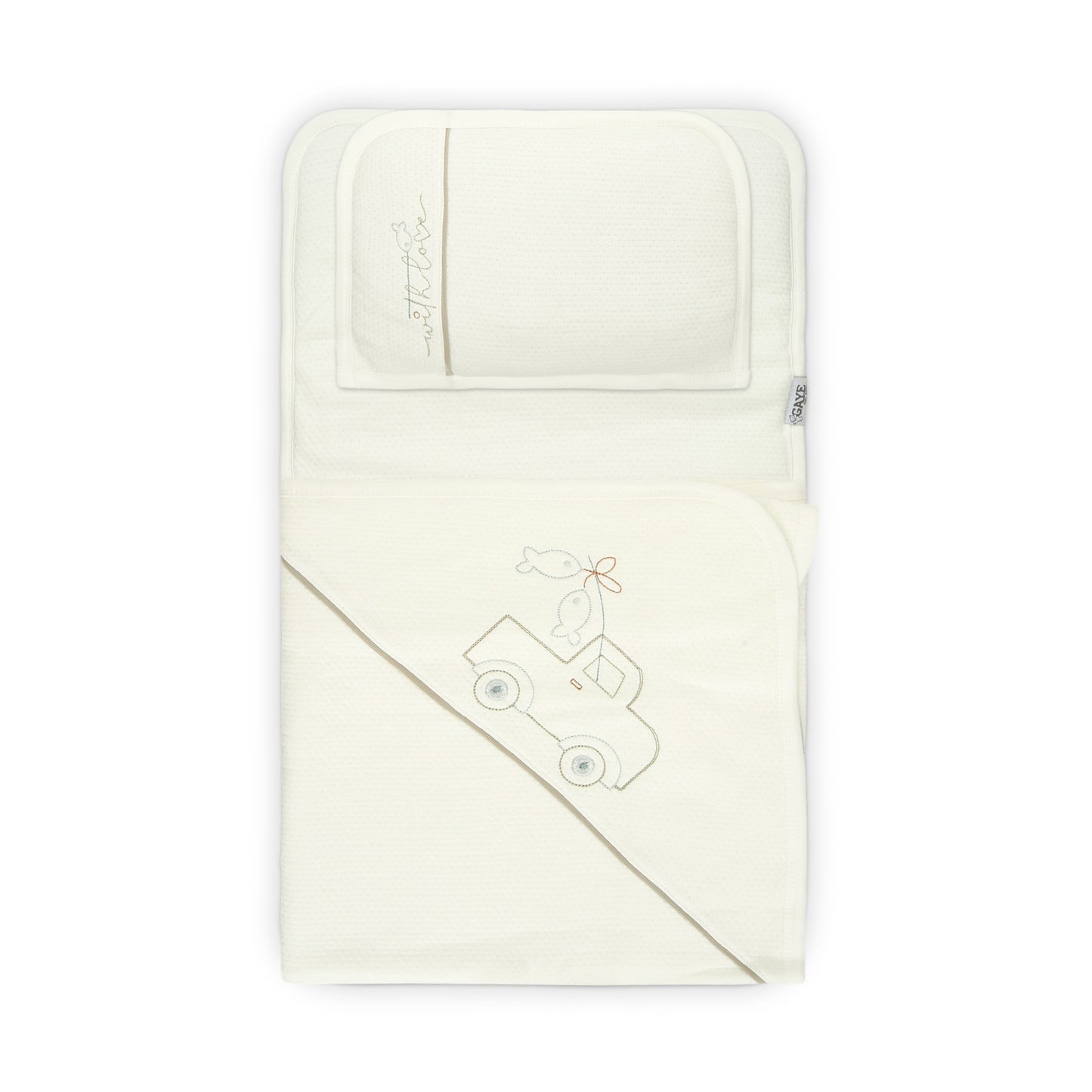 PREMIUM WHITE GO FISHING THEME SLEEPING SET