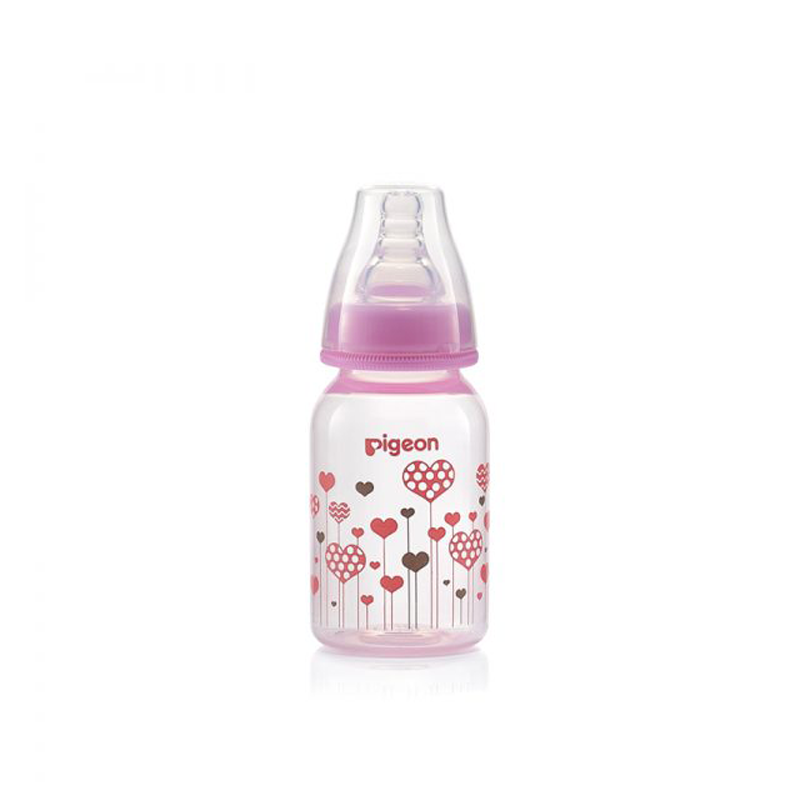 PIGEON FEEDER CLEAR RPP 120 ML PINK