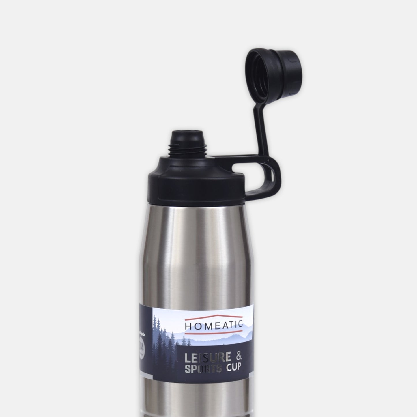 STEEL WATER BOTTLE 900 ML SILVER