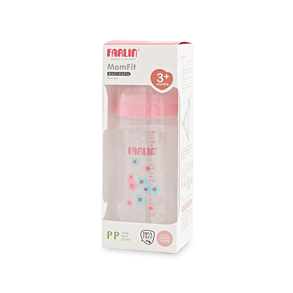PP WIDE NECK FEEDING BOTTLE 270ML