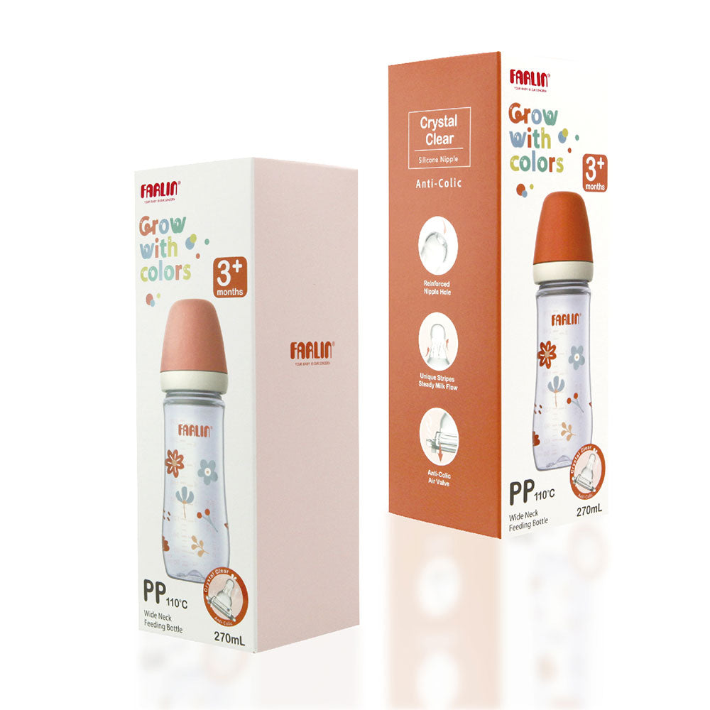 PP WIDE NECK FEEDING BOTTLE 270ML
