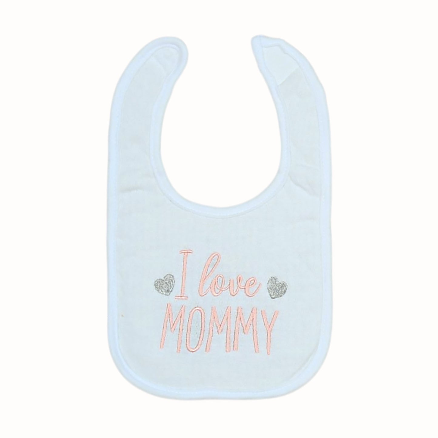 Soft Floral & Pink Bib Set (3-Pack)
