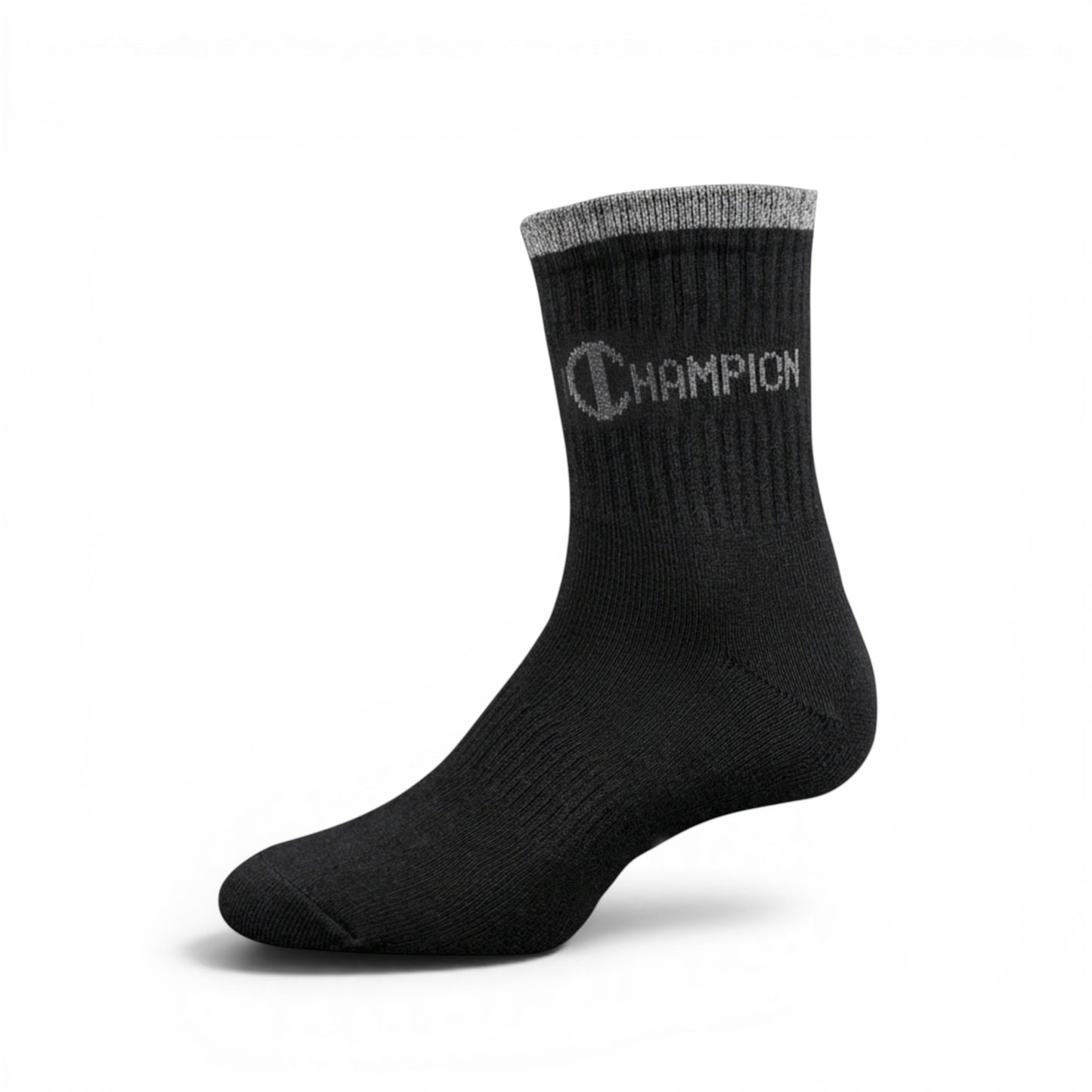 CHAMPIONS BLACK ANKLE BOY SOCKS