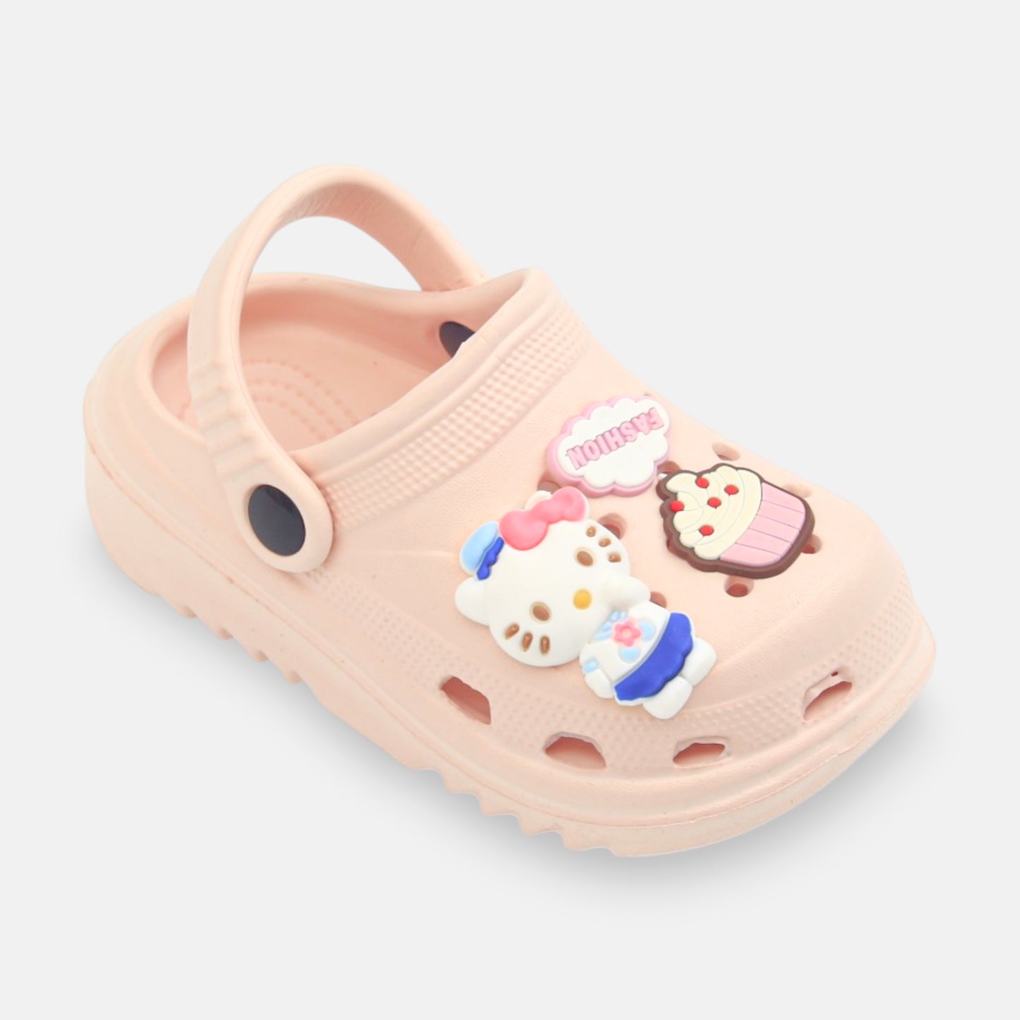 GIRL'S HAPPY BEAR CROCS – PINK