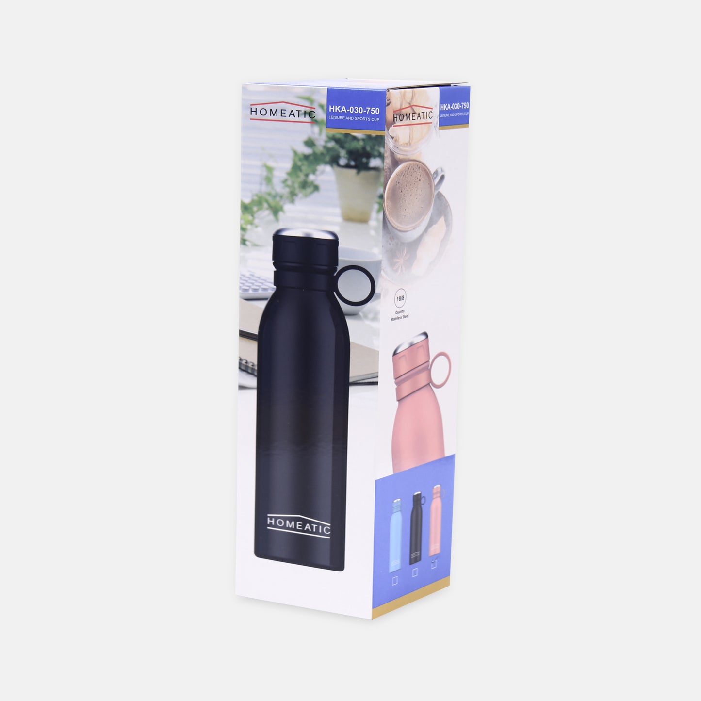 STEEL WATER BOTTLE 750 ML PINK