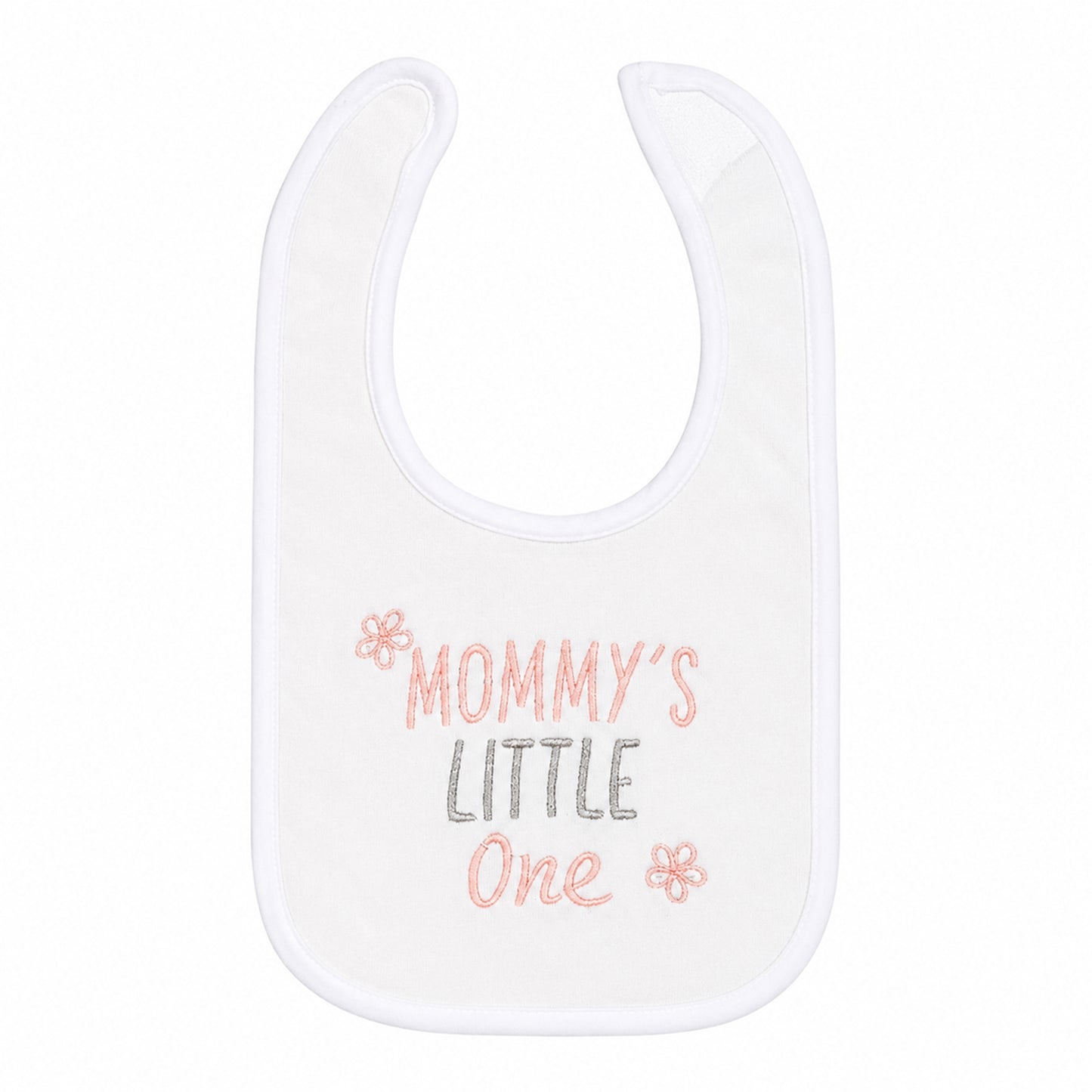 Soft Floral & Pink Bib Set (3-Pack)