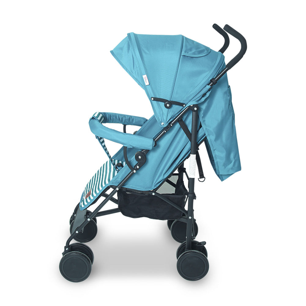 TINNIES BABY BUGGY - GREEN STRIPPED