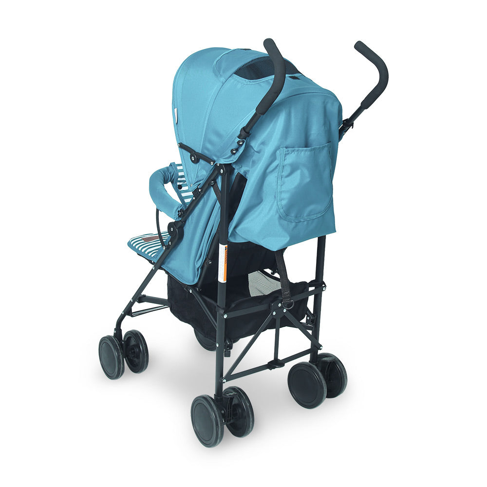 TINNIES BABY BUGGY - GREEN STRIPPED