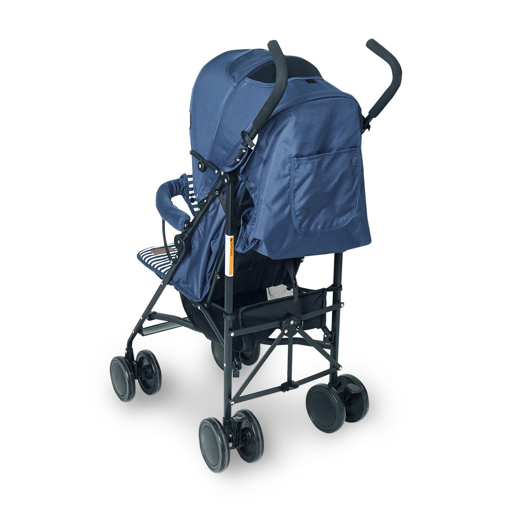 TINNIES BABY BUGGY - NAVY BLUE STRIPPED