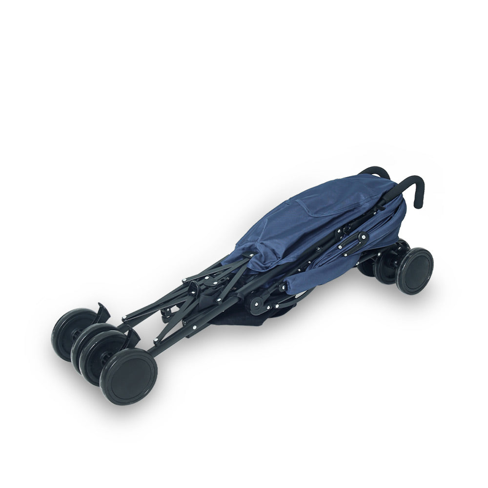 TINNIES BABY BUGGY - NAVY BLUE STRIPPED