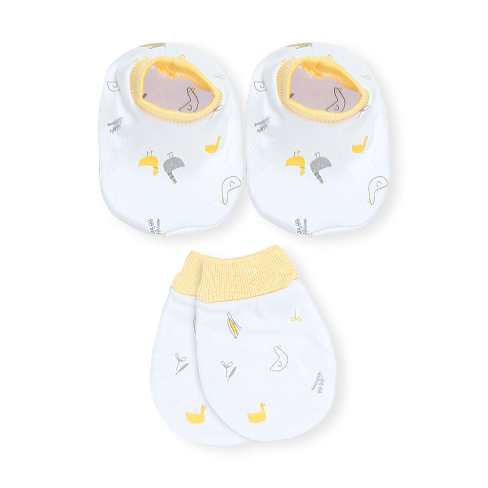 CAP SET YELLOW DUCKLING
