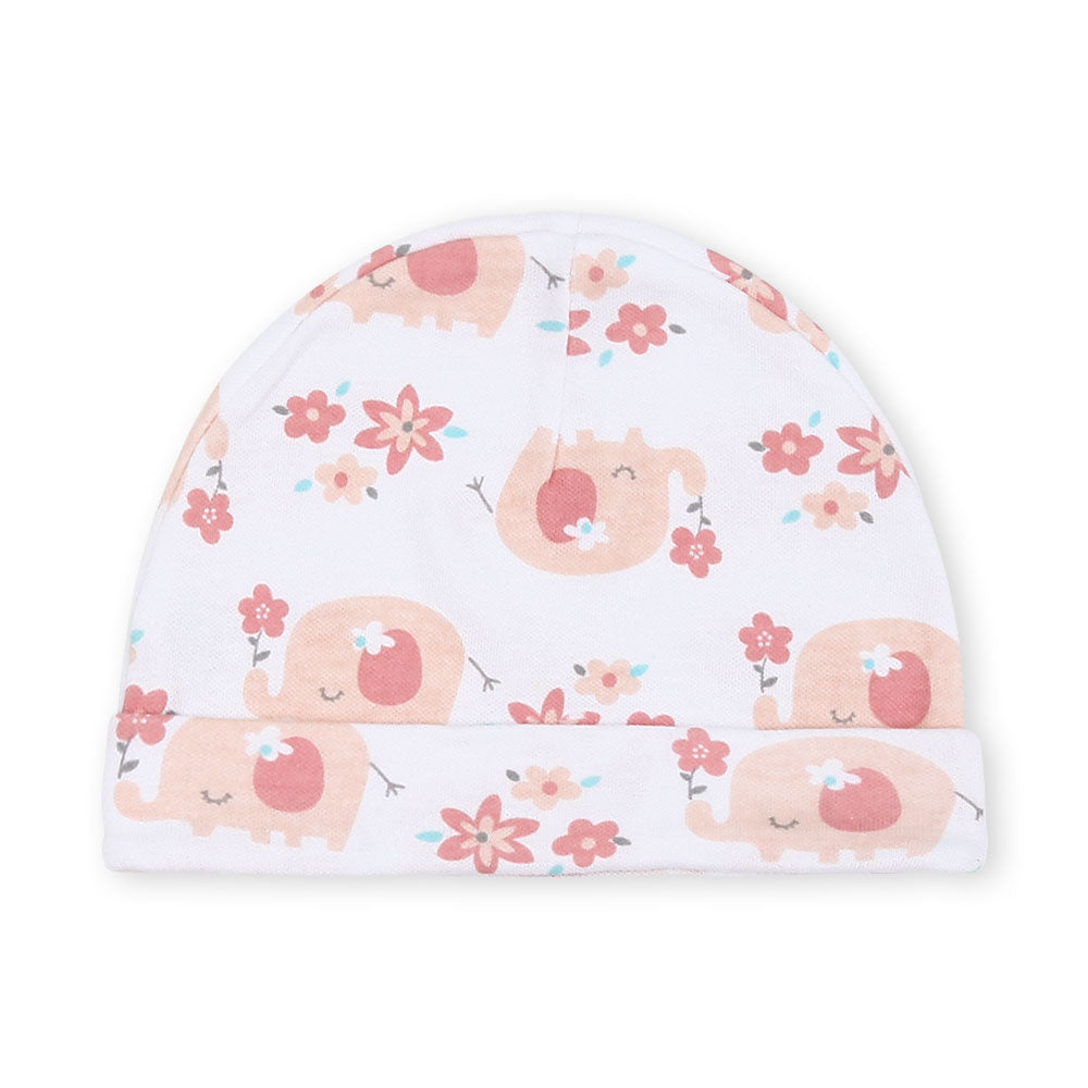 CAPS PK-3 PINK FLORAL & ELEPHANT
