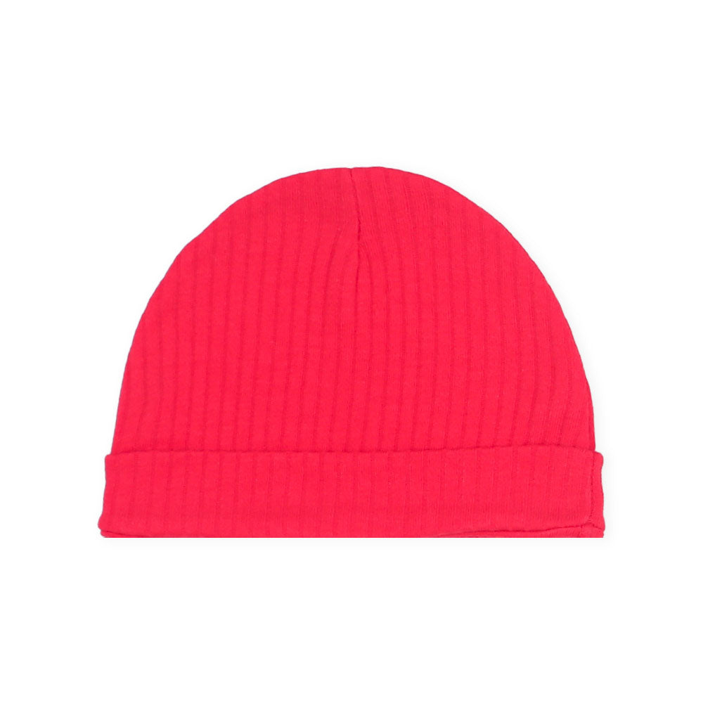 BABY CAPS PK-3 RED HEART