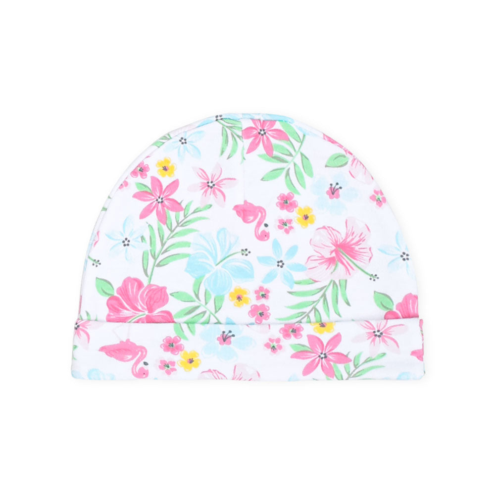 BABY CAPS PK-3 PINK FLORAL