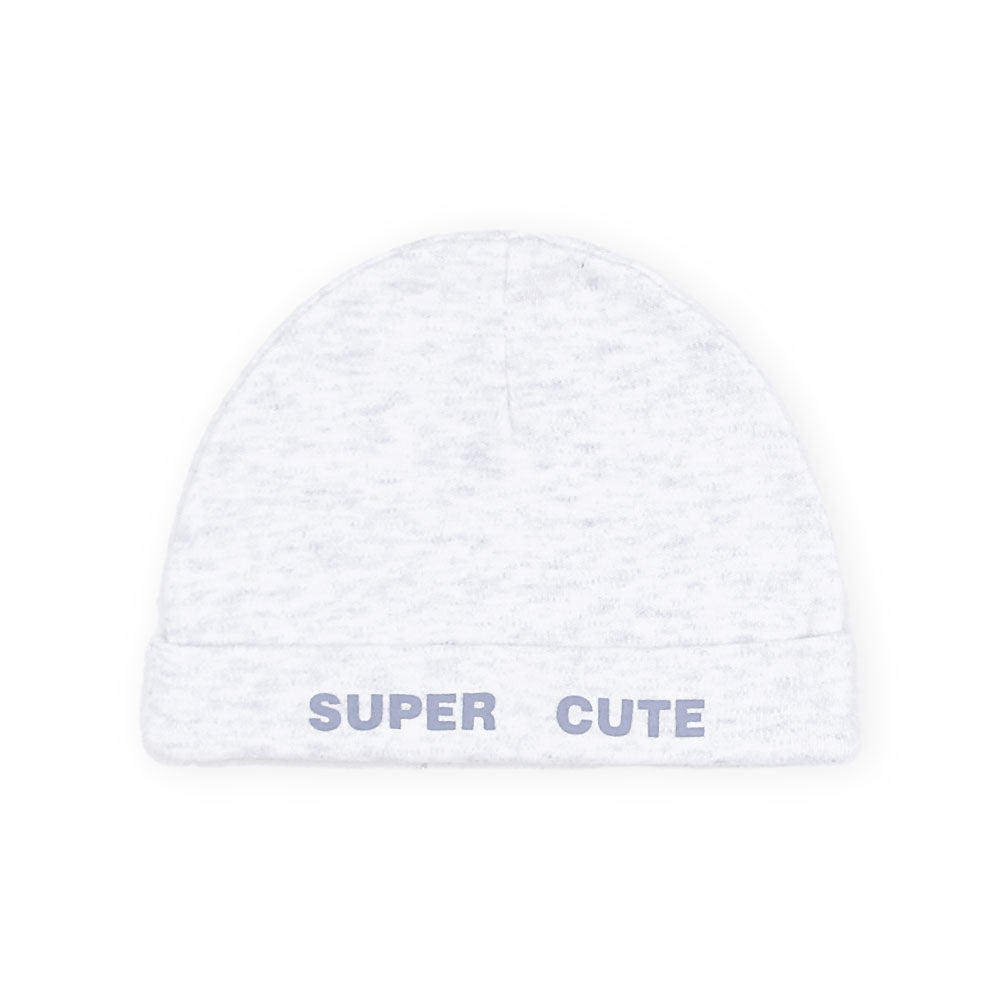 BABY CAPS PK-3 BLUE STRIPED TEDDY