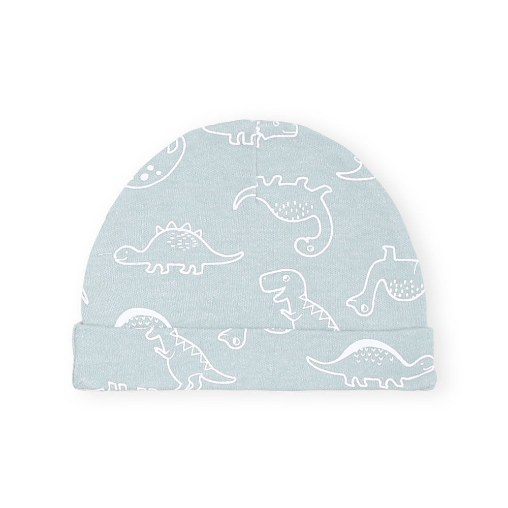 BABY CAPS PK-3 GREY DINO & STARS