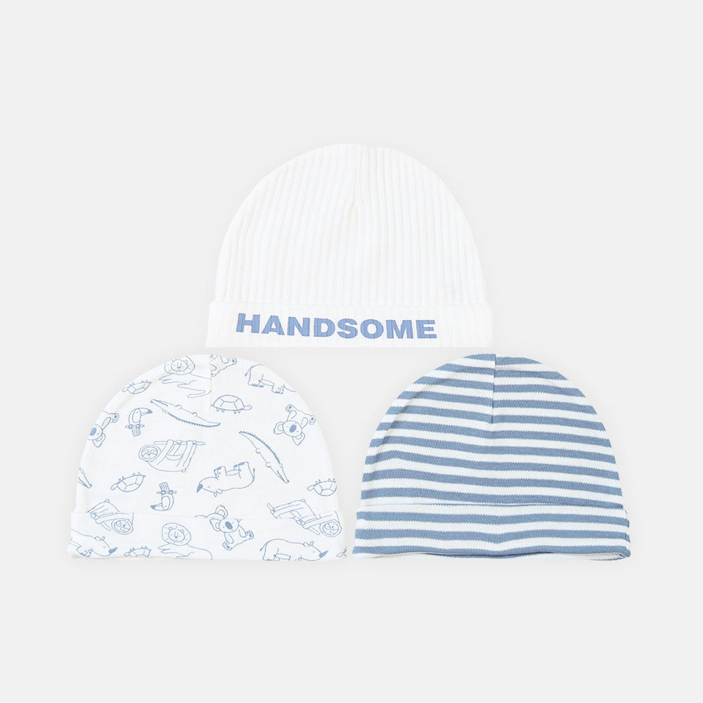 BABY CAP PK-3 WILDLIFE