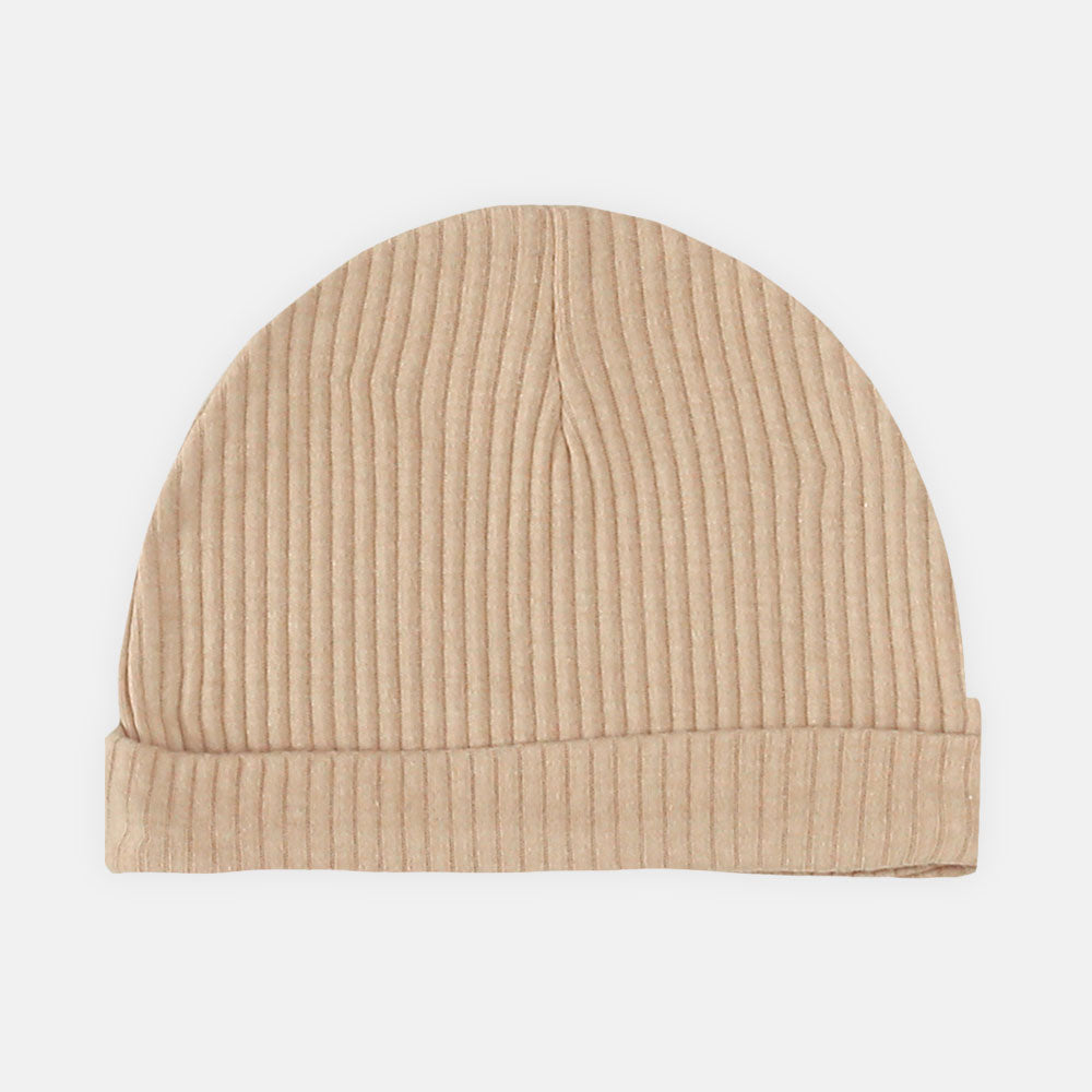 BABY CAPS PK-3 PISTA GREEN RIBBED TEXTURE