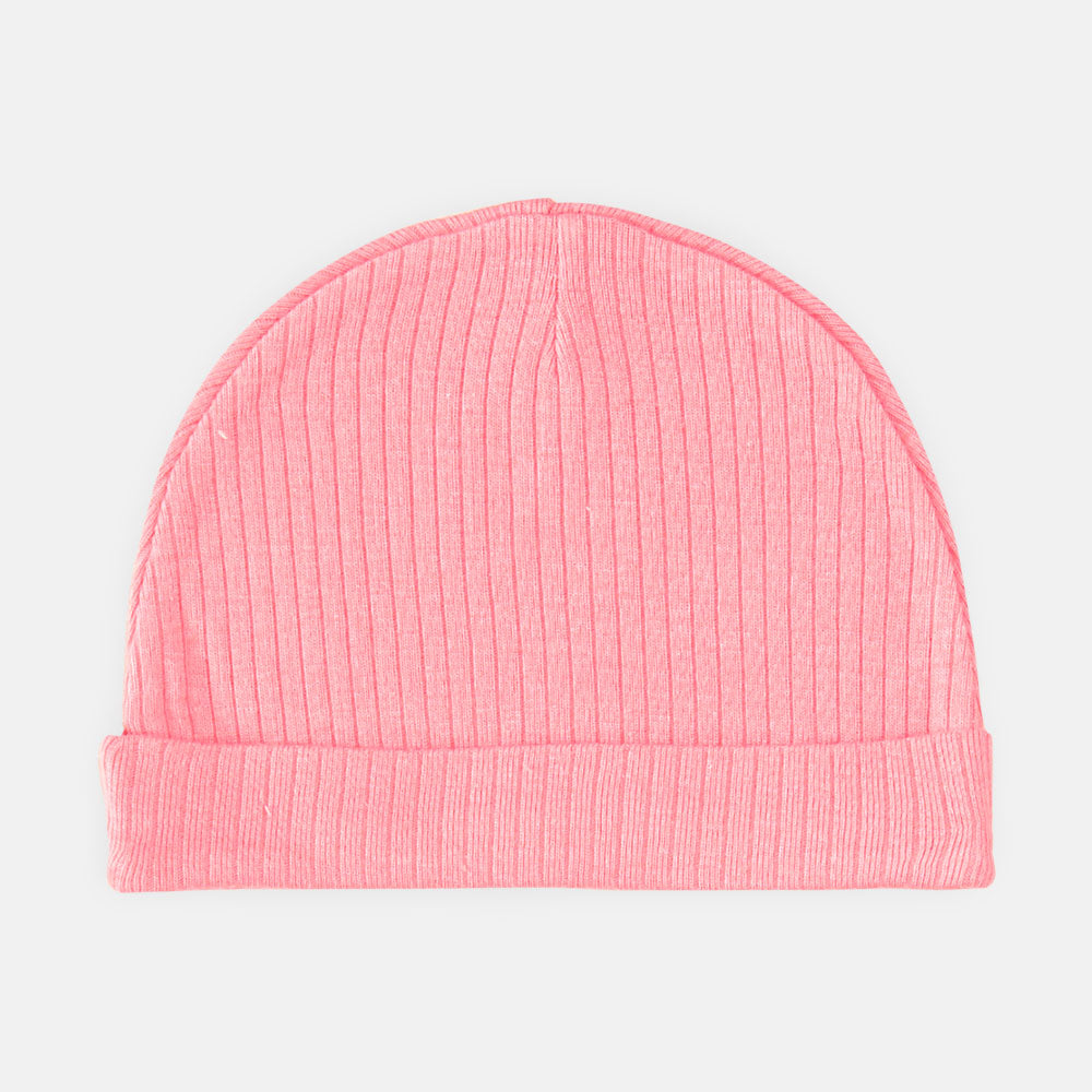 BABY CAPS PK-3 MAGENTA & FLORAL HEDGEHOG