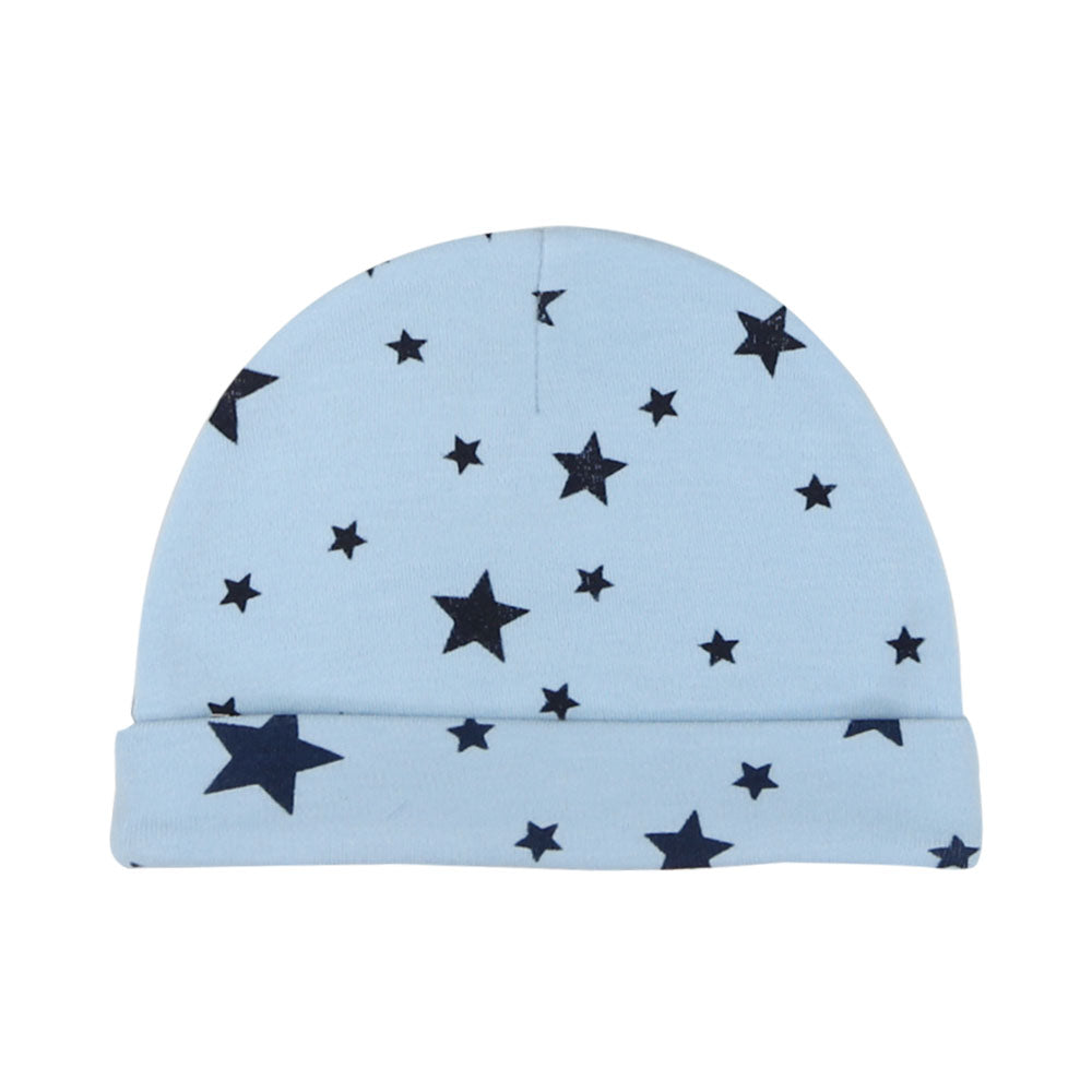 BLUE STARRY RUGBY BABY BOY CAPS PK-3