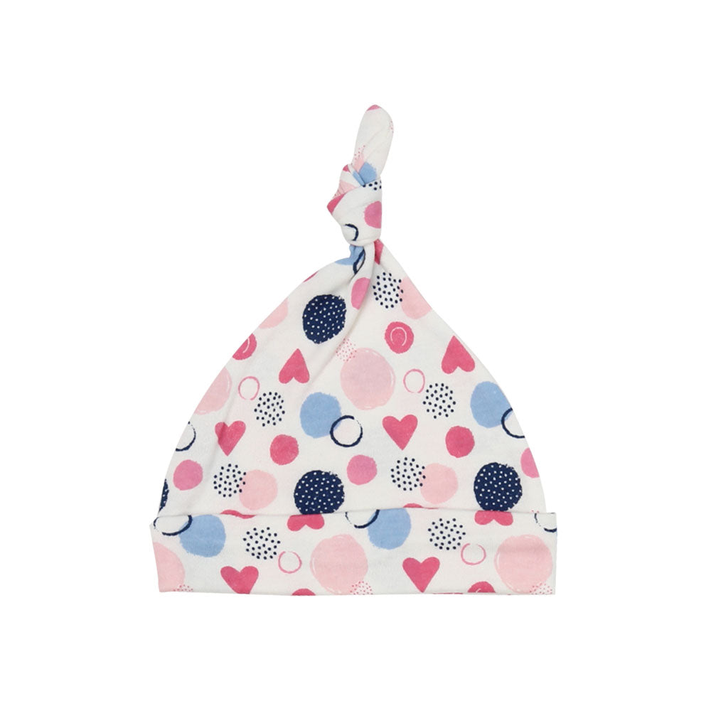 MULTICOLOR FLORAL HELLO! GIRL CAPS PK-3